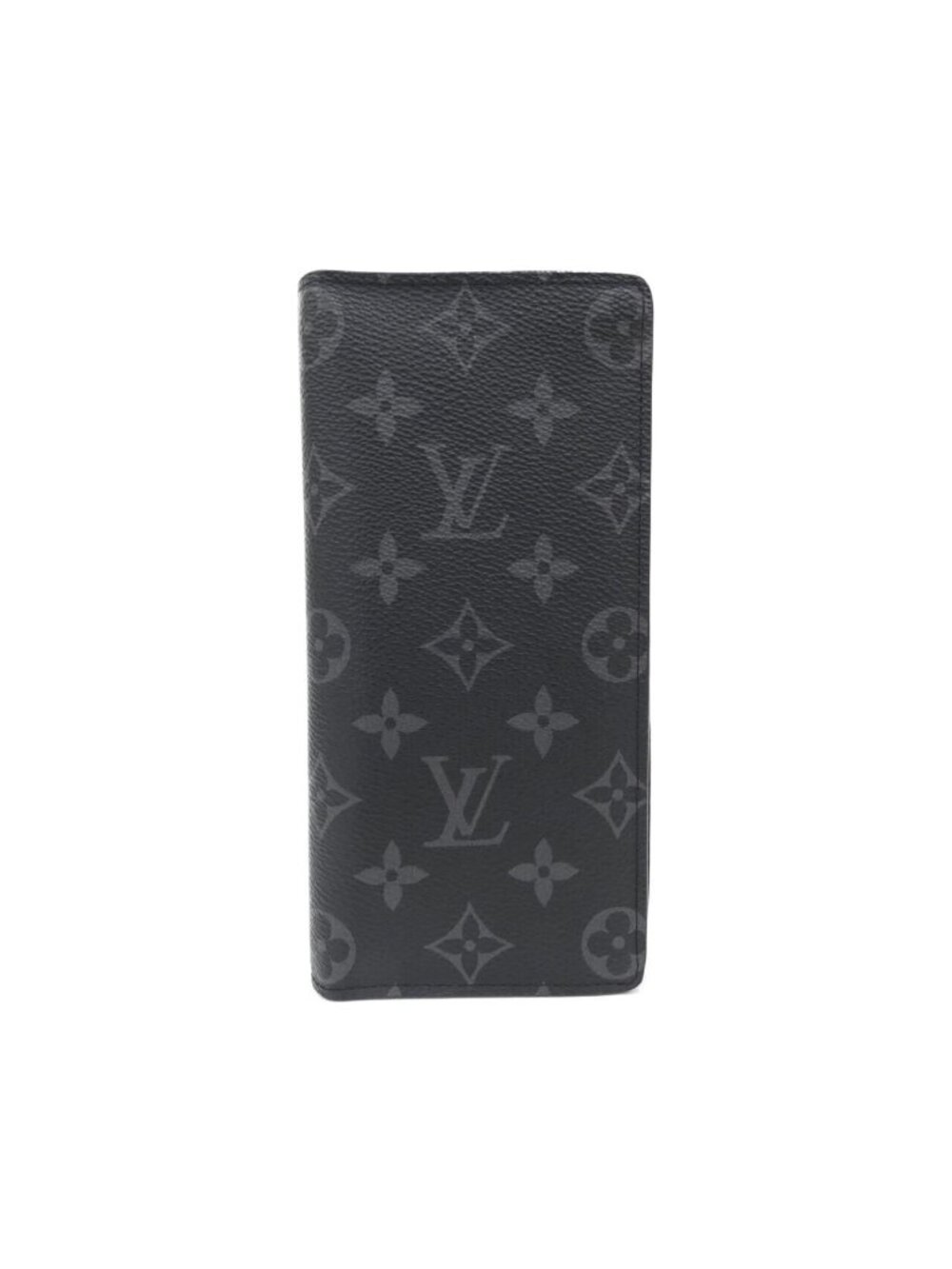 Louis Vuitton Monogram Eclipse Portefeuille Brazza Wallet
